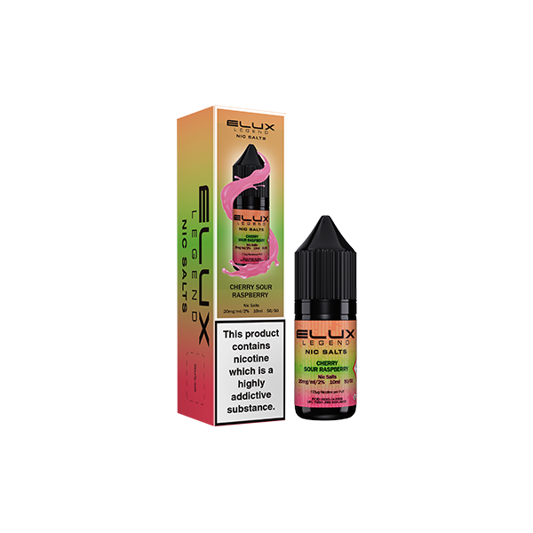 10mg Elux Legend 10ml Nic Salts (50VG/50PG) - Flavour: Blueberry Cherry Cranberry