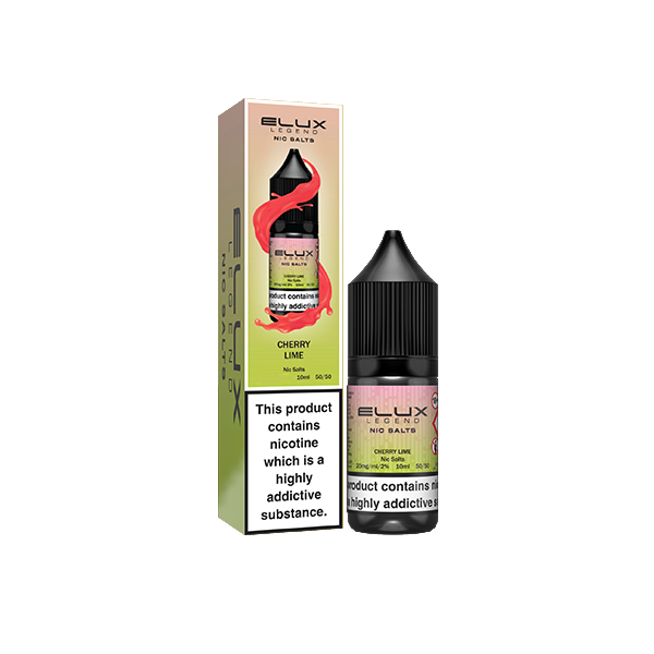 10mg Elux Legend 10ml Nic Salts (50VG/50PG) - Flavour: Blueberry Sour Raspberry