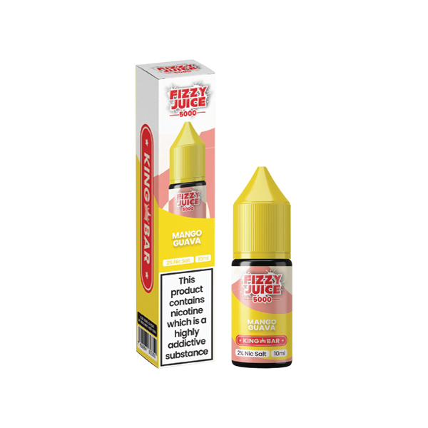 10mg Fizzy Juice King Bar 10ml Nic Salts (50VG/50PG) - Flavour: Pineapple Mango