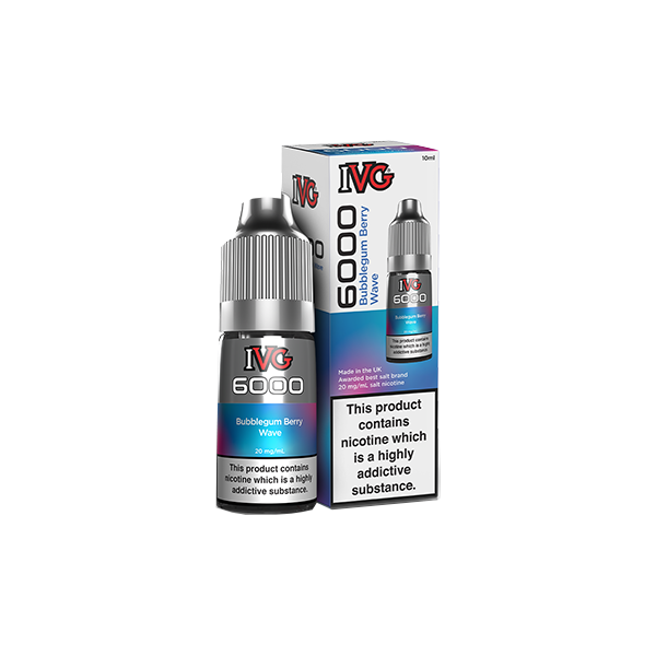 10mg IVG 6000 10ml Nic Salts (50VG/50PG) - Flavour: Arctic Apple