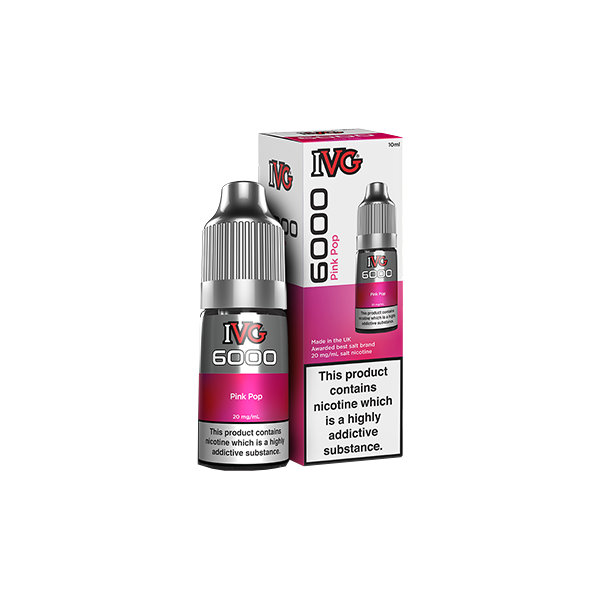 10mg IVG 6000 10ml Nic Salts (50VG/50PG) - Flavour: Arctic Apple