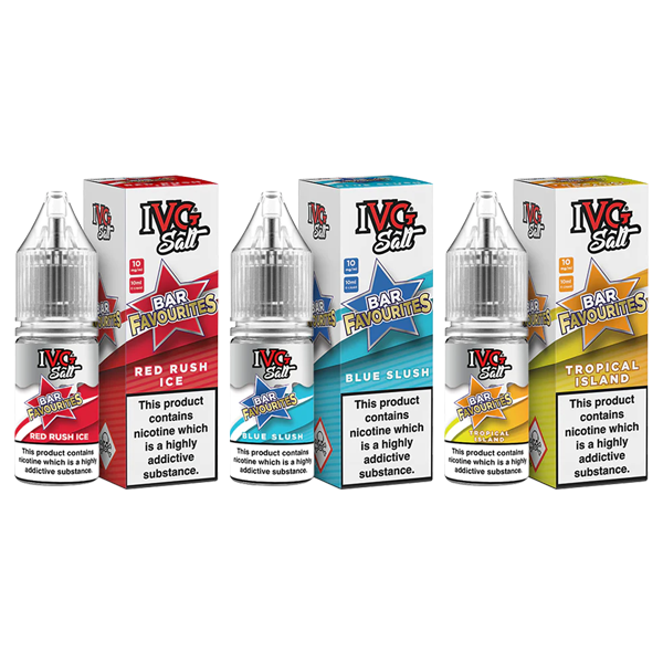 10mg I VG Bar Favourites 10ml Nic Salts (50VG/50PG) - Flavour: Fresh Mint