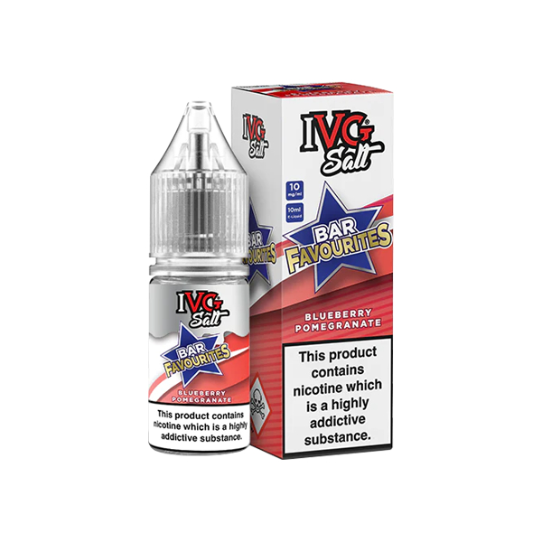 10mg I VG Bar Favourites 10ml Nic Salts (50VG/50PG) - Flavour: Fresh Mint