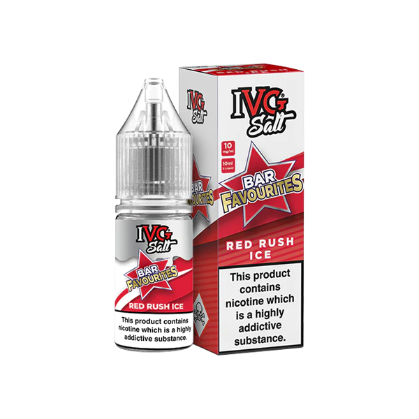 10mg I VG Bar Favourites 10ml Nic Salts (50VG/50PG) - Flavour: Blueberry Cherry Cranberry