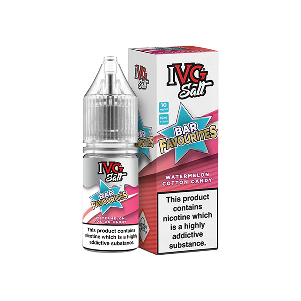 10mg I VG Bar Favourites 10ml Nic Salts (50VG/50PG) - Flavour: Fresh Mint