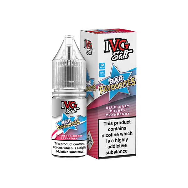 10mg I VG Bar Favourites 10ml Nic Salts (50VG/50PG) - Flavour: Fresh Mint