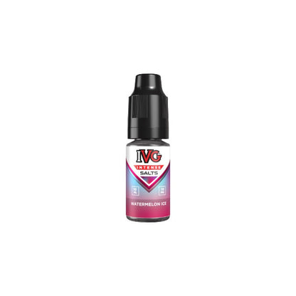 10mg IVG Intense 10ml Nic Salt (50VG/50PG) - Flavour: Strawberry Raspberry Cherry
