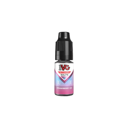 10mg IVG Intense 10ml Nic Salt (50VG/50PG) - Flavour: Strawberry Sensation
