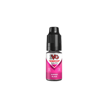 10mg IVG Intense 10ml Nic Salt (50VG/50PG) - Flavour: Riberry Lemonade