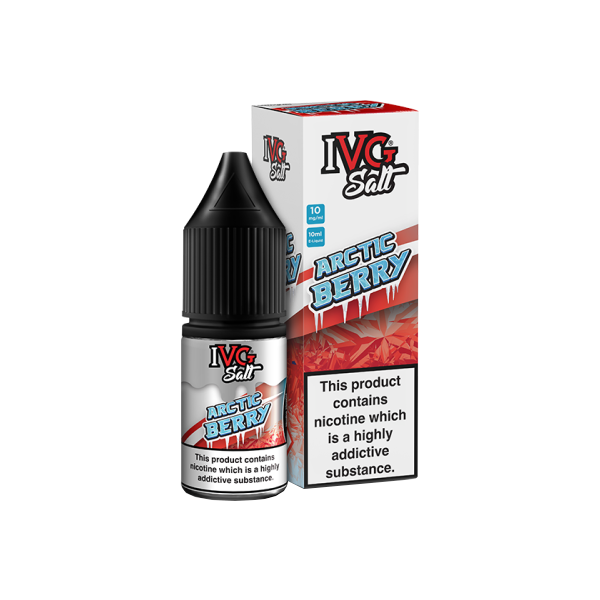 10mg I VG Salts 10ml Nic Salts (50VG/50PG) - Flavour: Blackcurrant Candy Ice