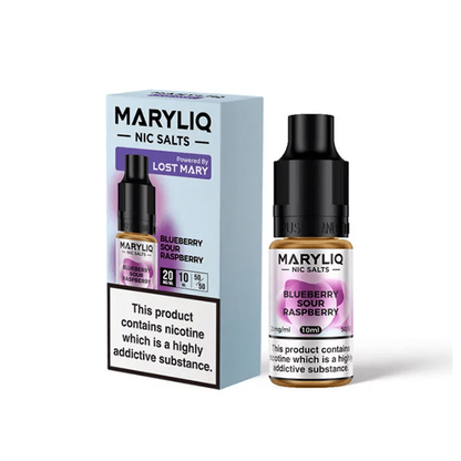 10mg MARYLIQ Nic Salt By Lost Mary 10ml (50VG/50PG) - Stoptober Special Offer! - Flavour: Lemon Lime