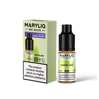 10mg MARYLIQ Nic Salt By Lost Mary 10ml (50VG/50PG) - Stoptober Special Offer! - Flavour: Cherry Ice