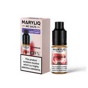 10mg MARYLIQ Nic Salt By Lost Mary 10ml (50VG/50PG) - Flavour: Peach Strawberry Watermelon Ice