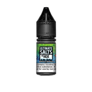 10mg Ultimate Puff Salts On Ice 10ml Flavoured Nic Salts (50VG/50PG) - Flavour: Rainbow