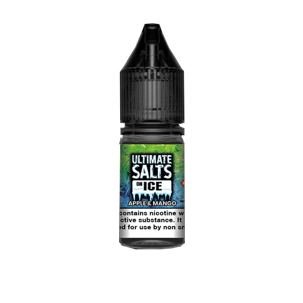 10mg Ultimate Puff Salts On Ice 10ml Flavoured Nic Salts (50VG/50PG) - Flavour: Rainbow