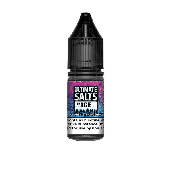 10mg Ultimate Puff Salts On Ice 10ml Flavoured Nic Salts (50VG/50PG) - Flavour: Rainbow