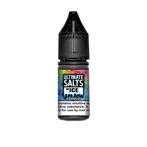 10mg Ultimate Puff Salts On Ice 10ml Flavoured Nic Salts (50VG/50PG) - Flavour: Blue Slush