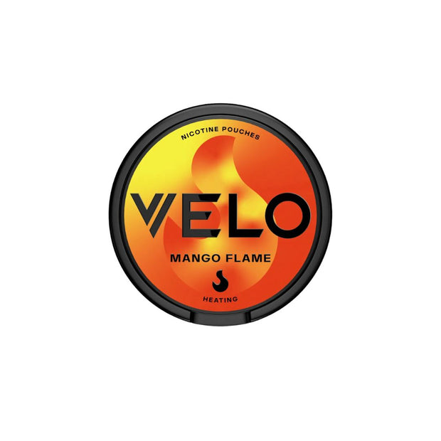 10mg Velo Slim Strong Strength Nicotine Pouches - 20 Pouches - Flavour: Mango Flame