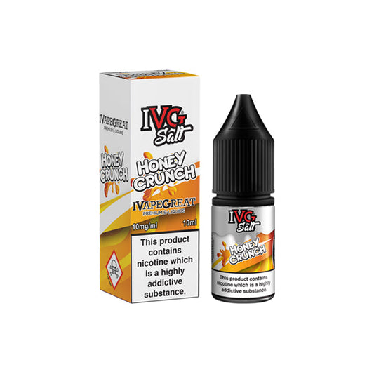 20mg IVG Salt 10ml Nic Salts (50VG/50PG) - Flavour: Sour Green Apple