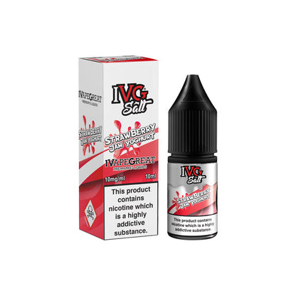 20mg IVG Salt 10ml Nic Salts (50VG/50PG) - Flavour: Sour Green Apple