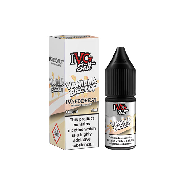 20mg I VG Salt 10ml Nic Salts (50VG/50PG) - Flavour: Sour Green Apple