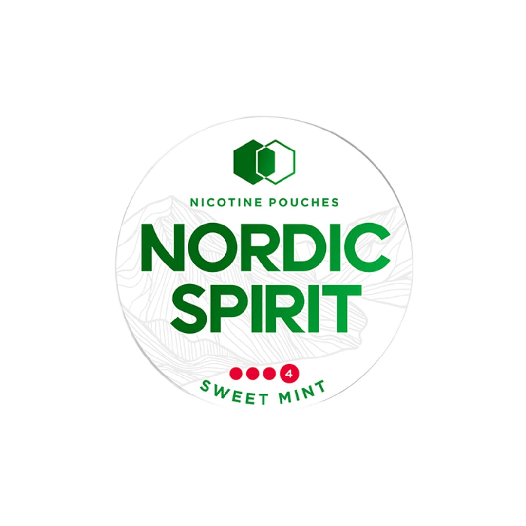 11mg Nordic Spirit Extra Strong Nicotine Pouches - 20 Pouches - Flavour: Sweet Mint