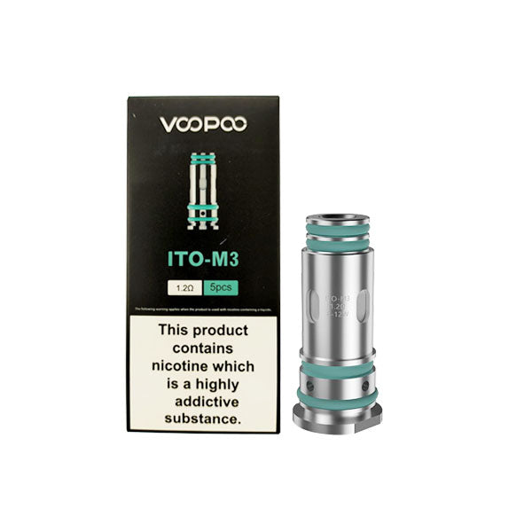 Voopoo ITO M Series Replacement Coils - 1.0Ω/1.2Ω/0.5Ω - Resistance: ITO M2 1.0Ω