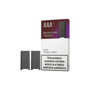 18mg JUUL 2 Prefilled Vape Pods 200 Puffs - Flavour: Blackcurrant Tobacco