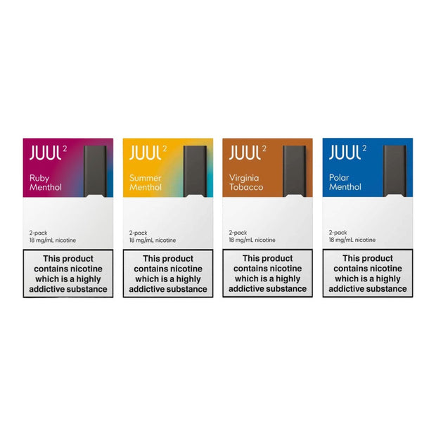 18mg JUUL 2 Prefilled Vape Pods 200 Puffs - Flavour: Ruby Menthol