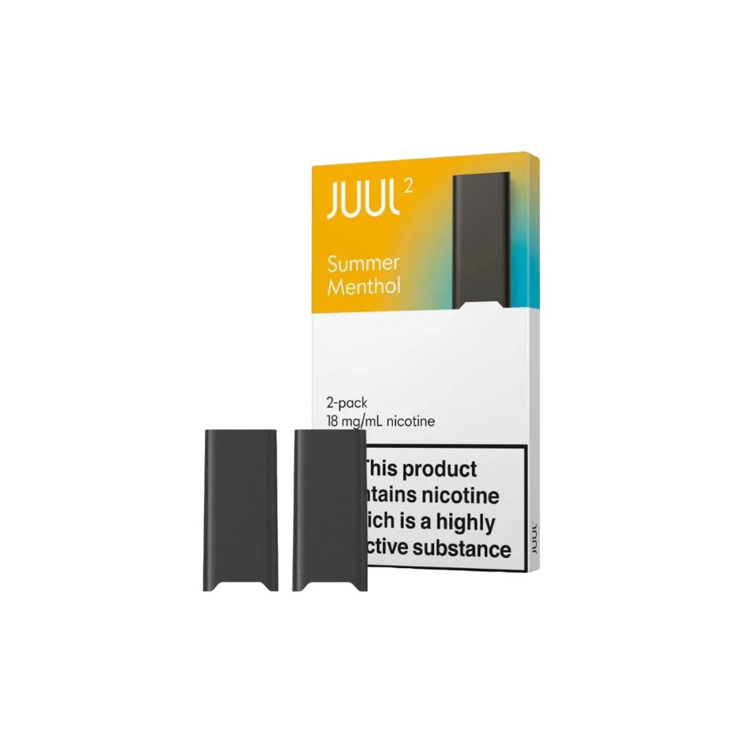18mg JUUL 2 Prefilled Vape Pods 400 Puffs - 2 Pcs - Flavour: Ruby Menthol