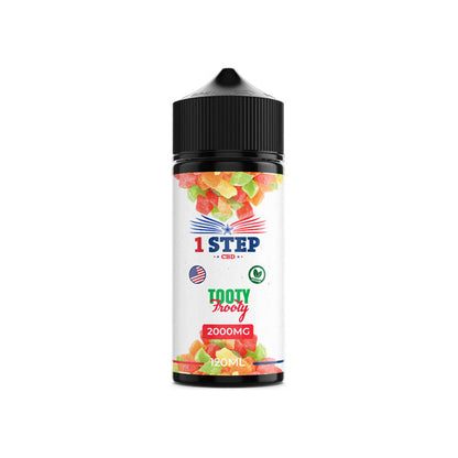 1 Step CBD 2000mg CBD E-liquid 120ml (BUY 1 GET 1 FREE) - Flavour: Bubblegum