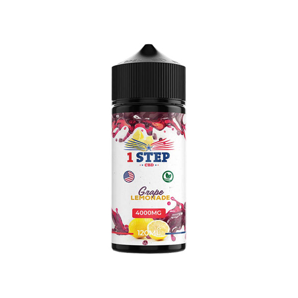 1 Step CBD 4000mg CBD E-liquid 120ml (BUY 1 GET 1 FREE) - Flavour: Ice Berg
