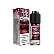 20MG Double Drip 10ML Flavoured Nic Salts E Liquid - Flavour: Cherry Bakewell