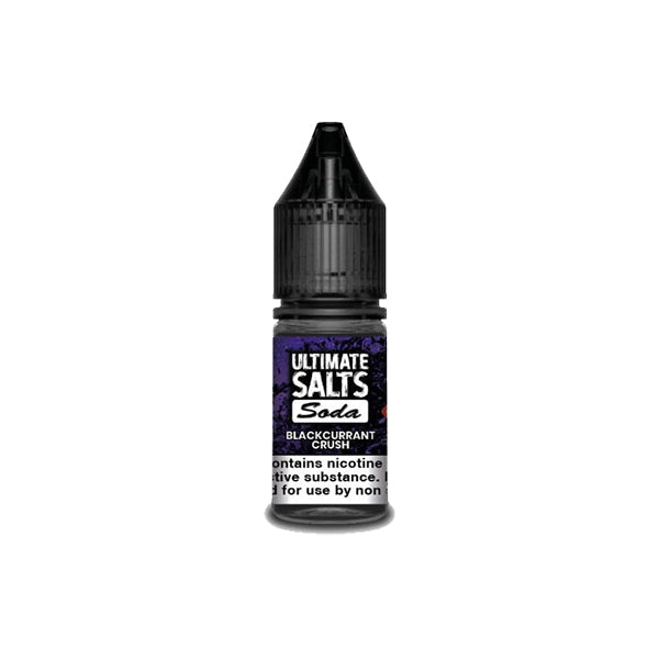 20MG Ultimate Puff Salts Soda 10ML Nic Salts (50VG/50PG) - Flavour: Blackcurrant Crush