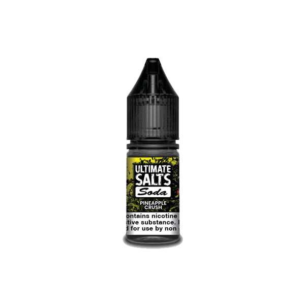 20MG Ultimate Puff Salts Soda 10ML Nic Salts (50VG/50PG) - Flavour: Pineapple Crush