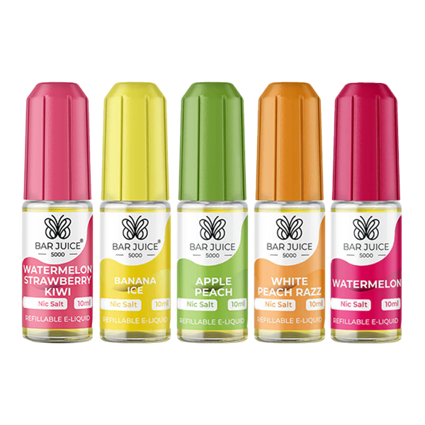 20mg Bar Juice 5000 Nic Salts 10ml (40VG/60PG) - Flavour: Cream Tobacco