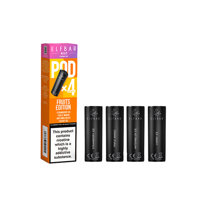 20mg Elf Bar 4 in 1 Multi Edition Prefilled Pods 2ml - 4Pcs - Flavour: Summer Edition