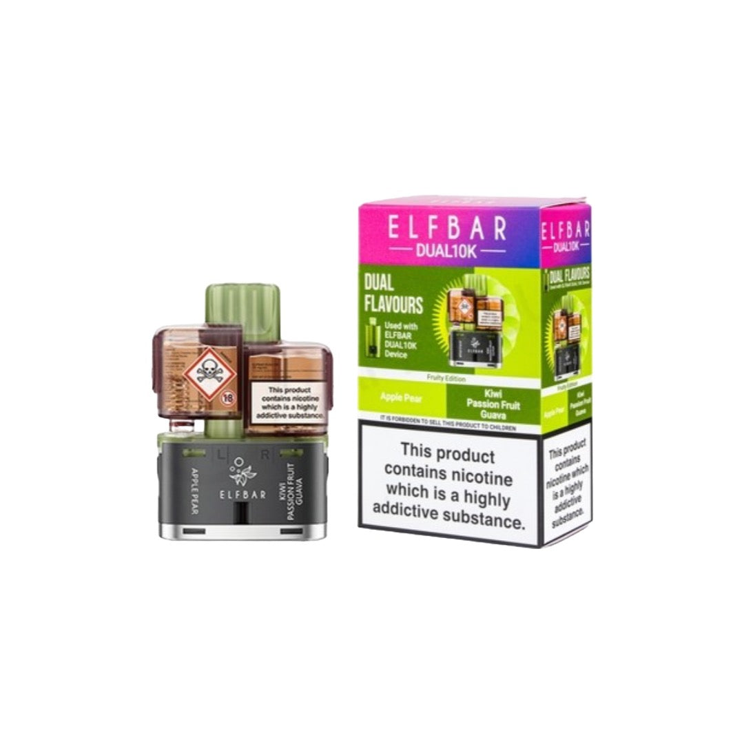 20mg ELFBAR Dual 10K Prefilled Pod Pack 10000 Puffs - Flavour: Drinks Edition