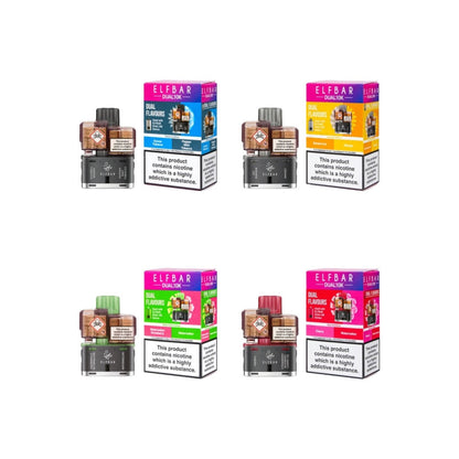 20mg ELFBAR Dual 10K Prefilled Pod Pack 10000 Puffs - Flavour: Sour Edition