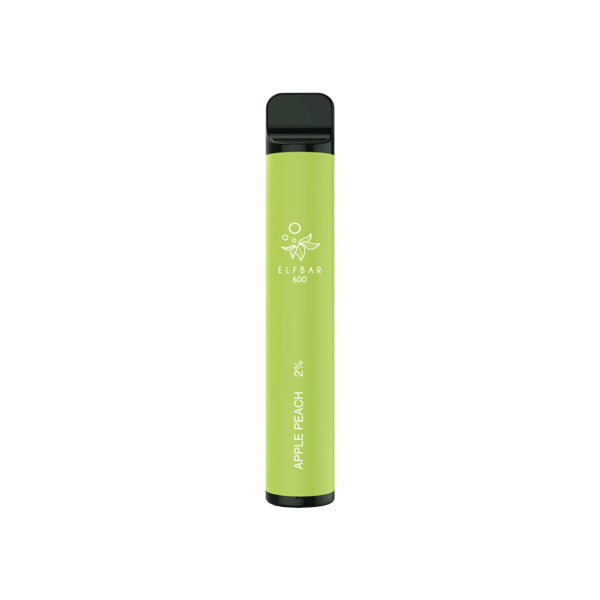 20mg ELF Bar Disposable Vape Pod 600 Puffs - Flavour: Spearmint