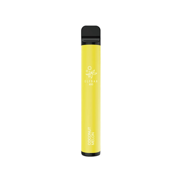 20mg ELF Bar Disposable Vape Pod 600 Puffs - Flavour: Spearmint