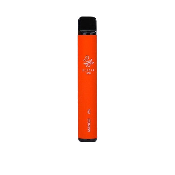 20mg ELF Bar Disposable Vape Pod 600 Puffs - Flavour: Pineapple Peach mango