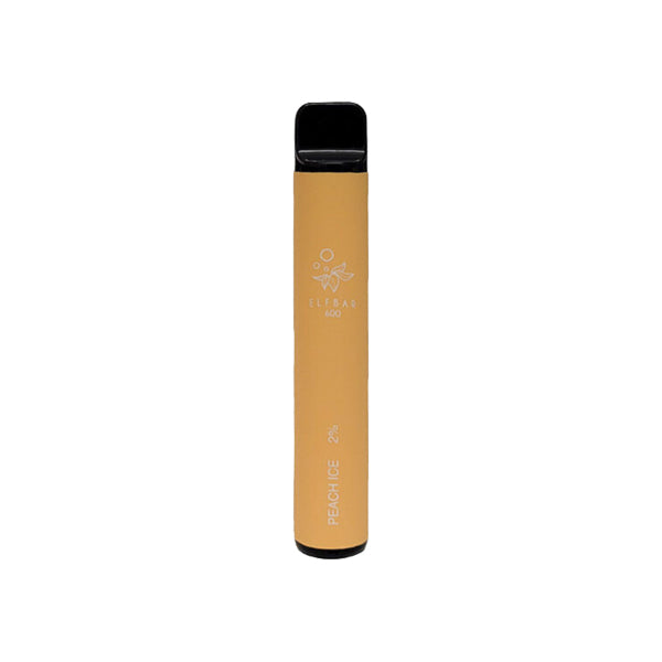 20mg ELF Bar Disposable Vape Pod 600 Puffs - Flavour: Mango