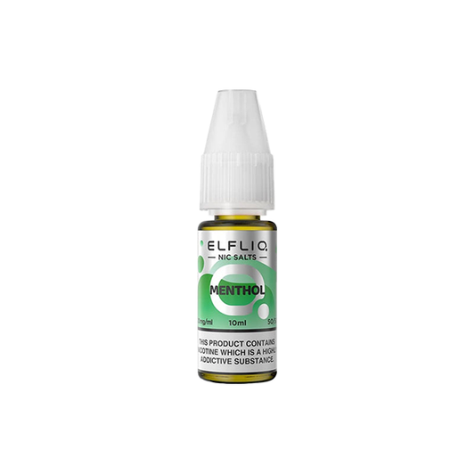 20mg ELFLIQ By Elf Bar 10ml Nic Salt (50VG/50PG) - Stoptober Special Offer! - Flavour: Banana ice
