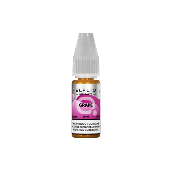 20mg ELFLIQ By Elf Bar 10ml Nic Salt (50VG/50PG) - Stoptober Special Offer! - Flavour: Blackcurrant Aniseed