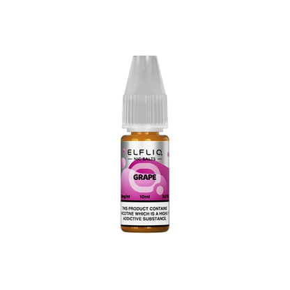 20mg ELFLIQ By Elf Bar 10ml Nic Salt (50VG/50PG) - Stoptober Special Offer! - Flavour: Strawberry Raspberry Cherry Ice