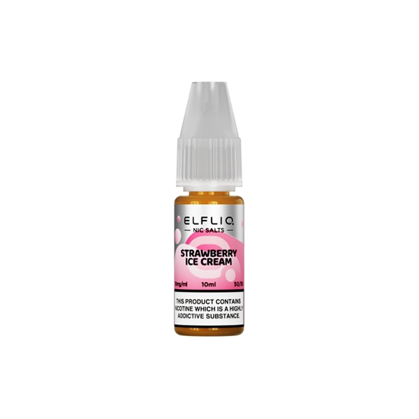 20mg ELFLIQ By Elf Bar 10ml Nic Salt (50VG/50PG) - Flavour: Apple Blackcurrant