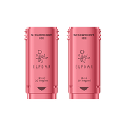 20mg ELF Bar 1200 Prefilled Replacement Pods 1200 Puffs - Flavour: Strawberry Raspberry Cherry Ice