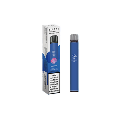 20mg Elf Bar 600 Prefilled Pod Vape Kit 600 Puffs - Stoptober Special Offer! - Flavour: Kiwi Passion Fruit Guava