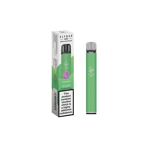 20mg Elf Bar 600 Prefilled Pod Vape Kit 600 Puffs - Stoptober Special Offer! - Flavour: Pink Lemonade